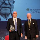 Gil Olcina, rector honorario de la UA, recibe el Premio del Agua Lorenzo Pardo por su trayectoria en pro de los recursos hídricos